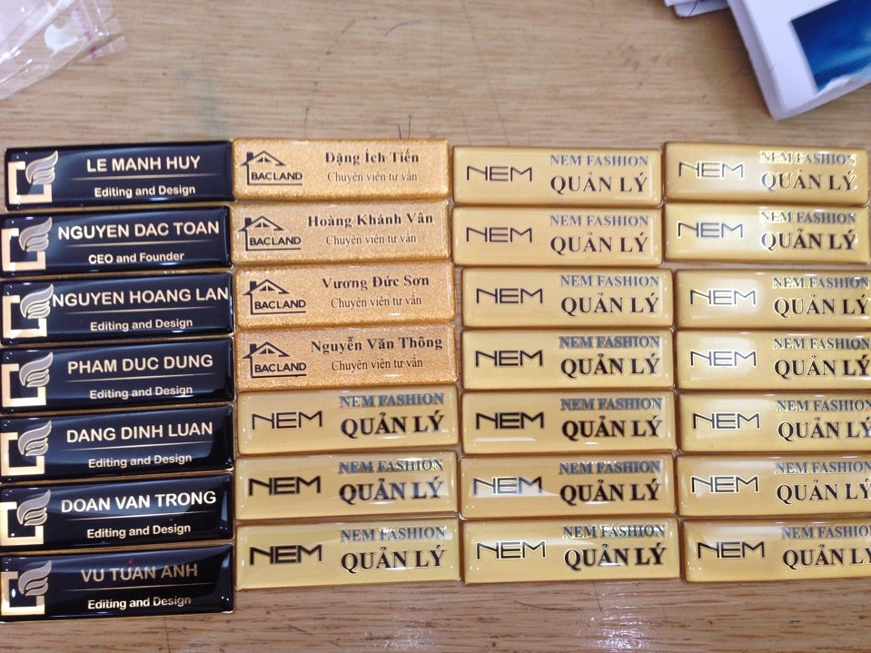 BẢNG TÊN NHÂN VIÊN